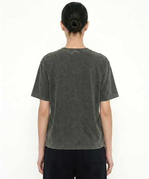 REBRENNER(リブレンナー)の「DTFシンプリー ピグメント 半袖Tシャツ チャコール(Tシャツ/カットソー・レディース・その他・X-LARGE/2XL/MEDIUM/LARGE)」の4枚目の写真