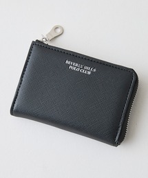 BEVERLY HILLS POLO CLUB（ビバリーヒルズポロクラブ）の「【BEVERLY HILLS POLO CLUB/ビバリーヒルズポロクラブ】【小銭が取り出しやすいL字ジップ】スモールジップウォレット L字ファスナー 小銭入れ カードケース コンパクト財布 高見え（財布）」