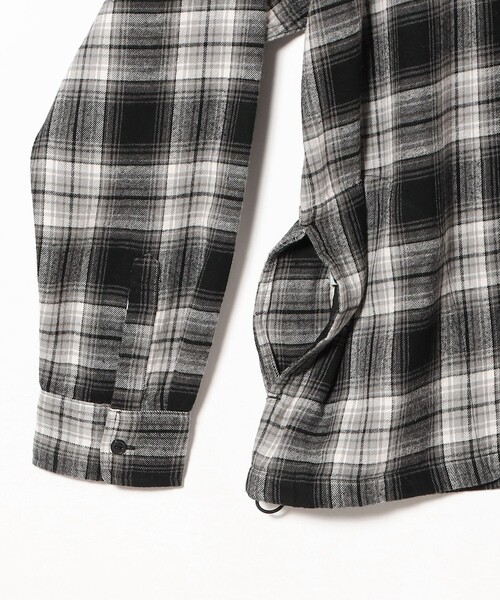 BEAMS(ビームス)の「ハーフジップ プルオーバー シャツ(シャツ/ブラウス・メンズ・ブラウン/グレー・S/XL/L/M)」の8枚目の写真