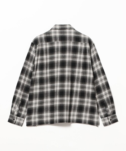 BEAMS(ビームス)の「ハーフジップ プルオーバー シャツ(シャツ/ブラウス・メンズ・ブラウン/グレー・S/XL/L/M)」の10枚目の写真