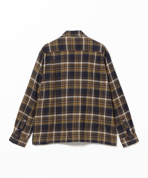 BEAMS(ビームス)の「ハーフジップ プルオーバー シャツ(シャツ/ブラウス・メンズ・ブラウン/グレー・S/XL/L/M)」の14枚目の写真