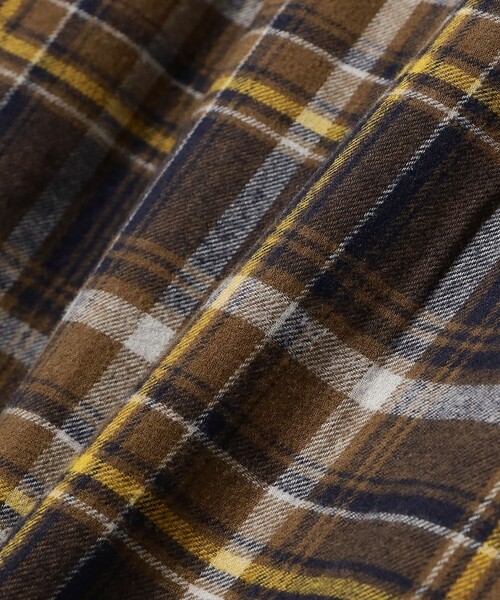 BEAMS(ビームス)の「ハーフジップ プルオーバー シャツ(シャツ/ブラウス・メンズ・ブラウン/グレー・S/XL/L/M)」の15枚目の写真