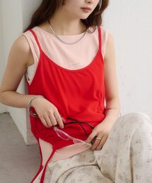 mystic | シアーレイヤードキャミSET(Tシャツ/カットソー)