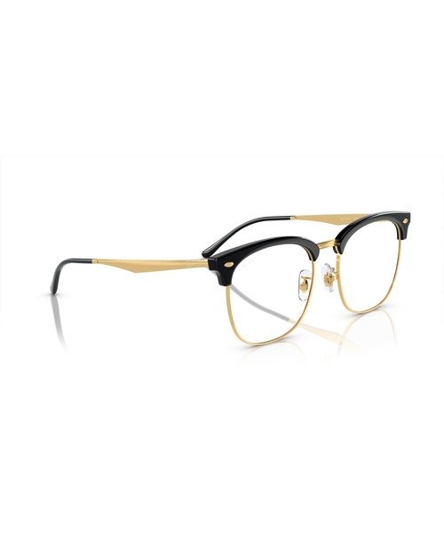 Ray-Ban（レイバン）の「Ray-Ban レイバンメガネフレーム RB7318D Optics（メガネ・メンズ・ブラック×ゴールド・ONE SIZE）」の4枚目の写真