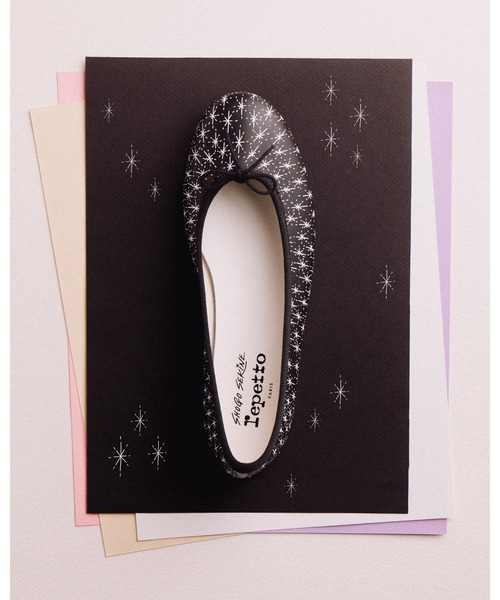 Repetto(レペット)の「Shogo Sekine × Repetto - Cendrillon Haute バレエフラット - ラバーソール - EUサイズ / V4257SHGSTAR(バレエシューズ・レディース・ブラック・35.5/35/38.5/37.5/37/36.5/36)」の3枚目の写真