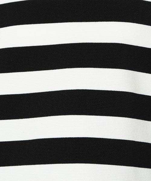 CAROLINA GLASER（カロリナ グレイサー）の「CAROLINA GLASER / リップル プルオーバー（その他トップス・レディース・アイボリー/ブラック×ホワイト・ONE SIZE）」の10枚目の写真