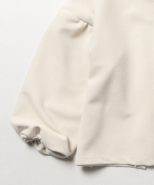 CAROLINA GLASER（カロリナ グレイサー）の「CAROLINA GLASER / リップル プルオーバー（その他トップス・レディース・アイボリー/ブラック×ホワイト・ONE SIZE）」の18枚目の写真