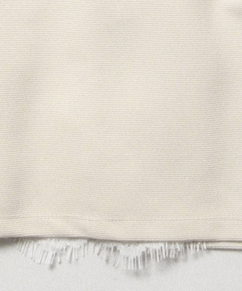 CAROLINA GLASER（カロリナ グレイサー）の「CAROLINA GLASER / リップル プルオーバー（その他トップス・レディース・アイボリー/ブラック×ホワイト・ONE SIZE）」の19枚目の写真