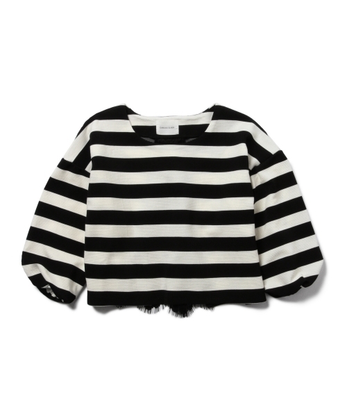 CAROLINA GLASER（カロリナ グレイサー）の「CAROLINA GLASER / リップル プルオーバー（その他トップス・レディース・アイボリー/ブラック×ホワイト・ONE SIZE）」の20枚目の写真