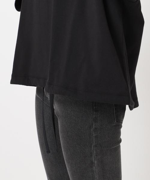 JOURNAL STANDARD relume（ジャーナルスタンダード　レリューム）の「《追加2》ギャザーヘムショートスリーブTシャツ（Tシャツ/カットソー・レディース・ベージュ/ブラック/ライトグレー/ホワイト・FREE）」の14枚目の写真