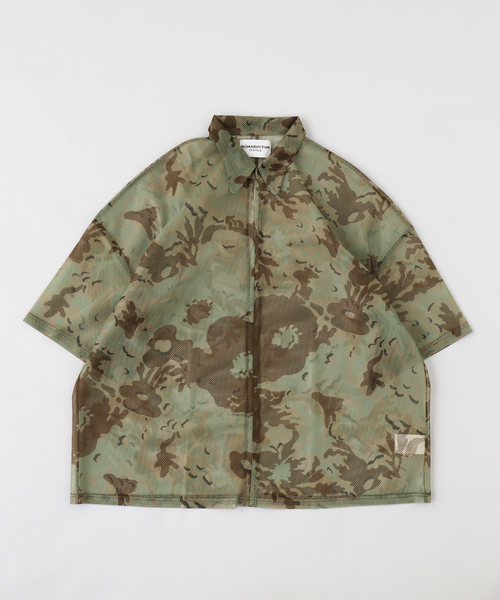 NOMA t.d.(ノーマティーディー)の「NOMARHYTHM(ノーマリズム)別注 FLOWER MESH CAMO(シャツ/ブラウス・メンズ・その他・4/2/3)」の1枚目の写真