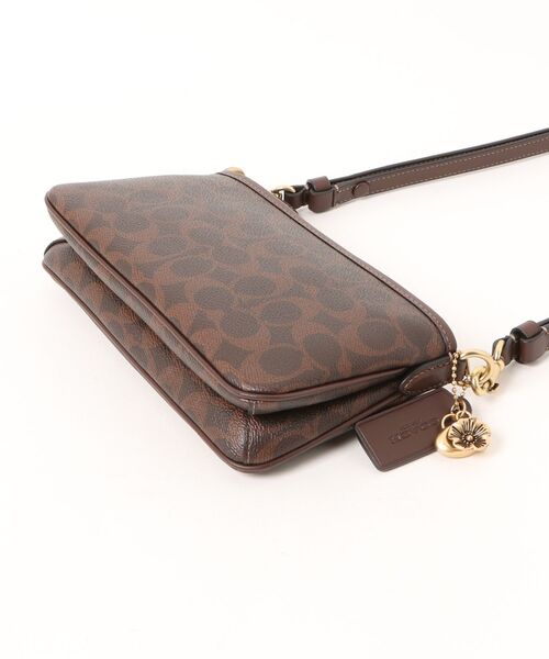 COACH(コーチ)の「オードリー クロスボディ バッグ・シグネチャー キャンバス(ショルダーバッグ・レディース・ブラウン系その他・ONE)」の11枚目の写真
