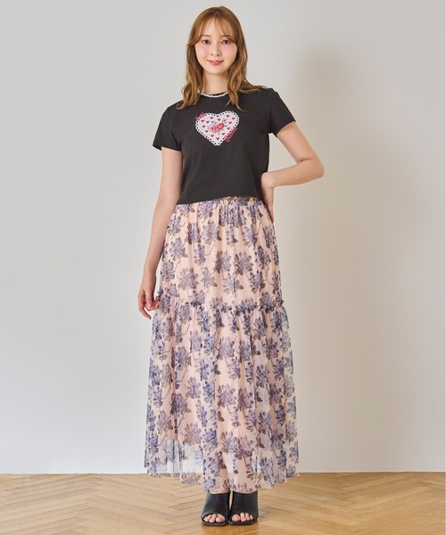 Cath Kidston(キャスキッドソン)の「チュールスカート Thorn Rose(スカート・レディース・ライトパープル・FREE)」の2枚目の写真