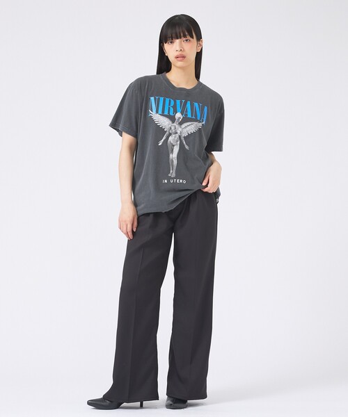 GOOD ROCK SPEED(グッドロックスピード)の「【GOOD ROCK SPEED / グッドロックスピード】NIRVANA/ニルヴァーナ/GREEN DAY/ グリーン・デイ / Nine Inch Nails/ナイン・インチネイルズ(Tシャツ/カットソー・メンズ・ブラック系その他/ブラック系その他2/ブラック系その他3・M/L/XL)」の4枚目の写真