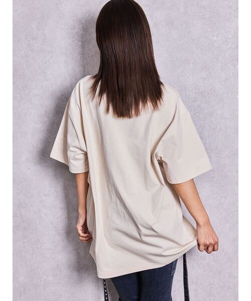 GYDA(ジェイダ)の「Coca-Cola vintage BIG Tシャツ(Tシャツ/カットソー・レディース・アイボリー/ブラック/チャコールグレー・FREE)」の13枚目の写真