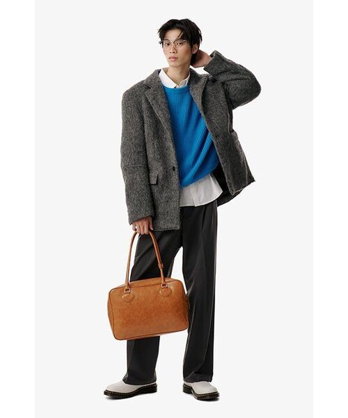TRADCLUB（トラッドクラブ）の「ツーピンタックワイドスラックス（スラックス・メンズ・ブラウン/ブラック/チャコール・LARGE/MEDIUM/X-LARGE/XX-LARGE）」の13枚目の写真