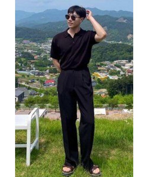 TRADCLUB（トラッドクラブ）の「ツーピンタックワイドスラックス（スラックス・メンズ・ブラウン/ブラック/チャコール・LARGE/MEDIUM/X-LARGE/XX-LARGE）」の5枚目の写真
