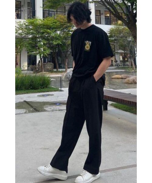 TRADCLUB（トラッドクラブ）の「ツーピンタックワイドスラックス（スラックス・メンズ・ブラウン/ブラック/チャコール・LARGE/MEDIUM/X-LARGE/XX-LARGE）」の14枚目の写真