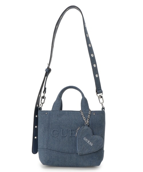 SASHA Mini Tote ミニトート ショルダーバッグ デニムバッグ | GUESS