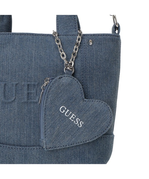 SASHA Mini Tote ミニトート ショルダーバッグ デニムバッグ | GUESS