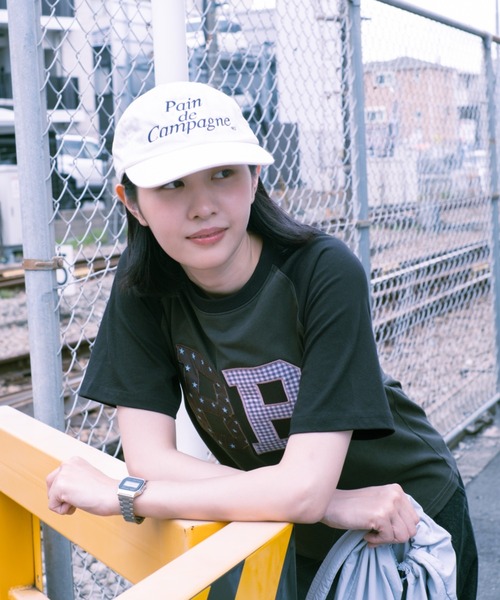 BROKEN BASE(ブロークンベース)の「BB raglan patchwork Tee / BB ラグランパッチワークTee(Tシャツ/カットソー・メンズ・チャコールグレー/グレー・MEDIUM/SMALL)」の19枚目の写真