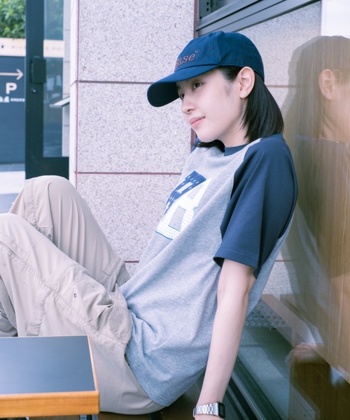 BROKEN BASE(ブロークンベース)の「BB raglan patchwork Tee / BB ラグランパッチワークTee(Tシャツ/カットソー・メンズ・チャコールグレー/グレー・MEDIUM/SMALL)」の21枚目の写真
