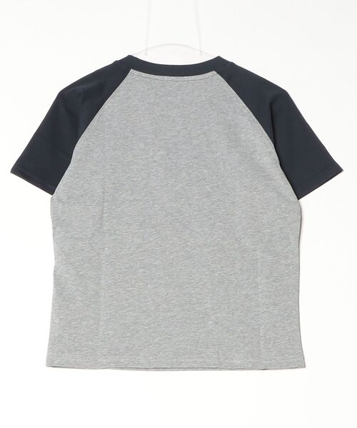 BROKEN BASE(ブロークンベース)の「BB raglan patchwork Tee / BB ラグランパッチワークTee(Tシャツ/カットソー・メンズ・チャコールグレー/グレー・MEDIUM/SMALL)」の7枚目の写真