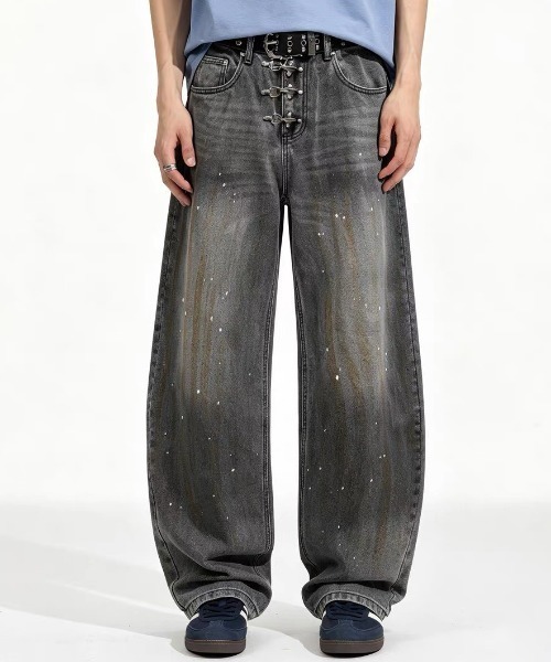 A'gem(エージェム)の「A'GEM/9 × .kom 『ARULE/アルール』Fireman Hook Vintage Denim Pants/ファイヤーマンフックヴィンテージデニムパンツ(デニムパンツ・メンズ・ブラック/ブルー・L)」の9枚目の写真