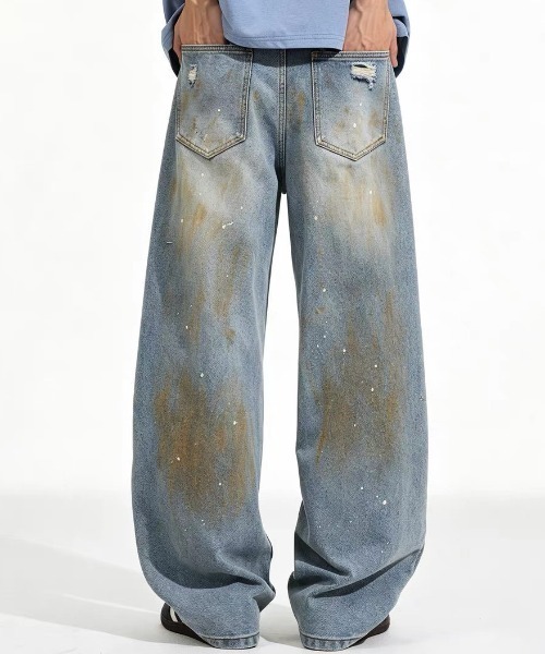 A'gem(エージェム)の「A'GEM/9 × .kom 『ARULE/アルール』Fireman Hook Vintage Denim Pants/ファイヤーマンフックヴィンテージデニムパンツ(デニムパンツ・メンズ・ブラック/ブルー・L)」の13枚目の写真