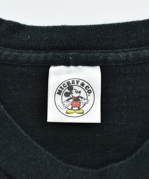 DISNEY VINTAGE（ディズニーヴィンテージ）の「【USED】90’s Disney “MICKEY” キャラクター Tシャツ USA製（Tシャツ/カットソー・メンズ・ブラック・ONE SIZE）」の4枚目の写真