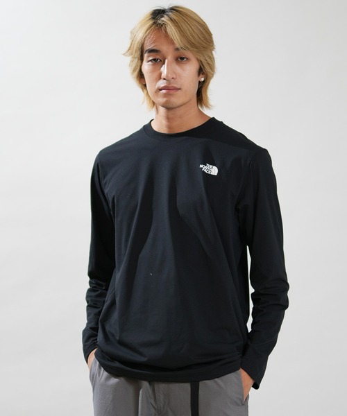 THE NORTH FACE(ザノースフェイス)の「THE NORTH FACE/ザ・ノース・フェイス L/S ES SQUARE LG T ロンT NT82671(Tシャツ/カットソー・メンズ・ホワイト/ブラック・M/L/XL)」の8枚目の写真