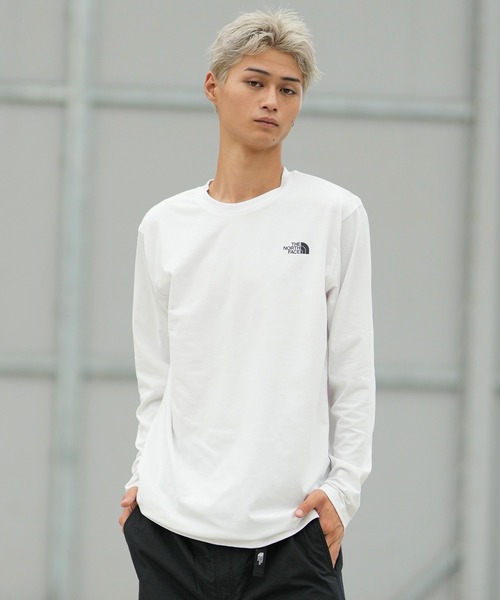 THE NORTH FACE(ザノースフェイス)の「THE NORTH FACE/ザ・ノース・フェイス L/S ES SQUARE LG T ロンT NT82671(Tシャツ/カットソー・メンズ・ホワイト/ブラック・M/L/XL)」の3枚目の写真
