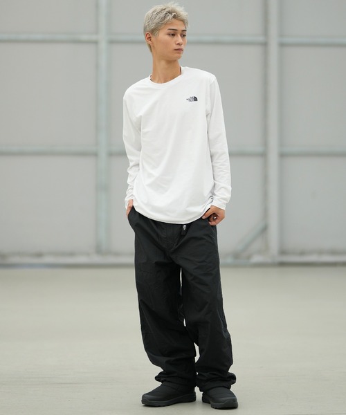 THE NORTH FACE(ザノースフェイス)の「THE NORTH FACE/ザ・ノース・フェイス L/S ES SQUARE LG T ロンT NT82671(Tシャツ/カットソー・メンズ・ホワイト/ブラック・M/L/XL)」の4枚目の写真