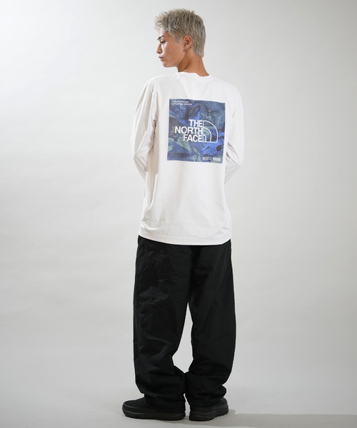 THE NORTH FACE(ザノースフェイス)の「THE NORTH FACE/ザ・ノース・フェイス L/S ES SQUARE LG T ロンT NT82671(Tシャツ/カットソー・メンズ・ホワイト/ブラック・M/L/XL)」の7枚目の写真