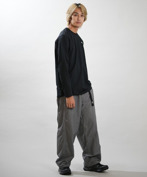 THE NORTH FACE(ザノースフェイス)の「THE NORTH FACE/ザ・ノース・フェイス L/S ES SQUARE LG T ロンT NT82671(Tシャツ/カットソー・メンズ・ホワイト/ブラック・M/L/XL)」の9枚目の写真