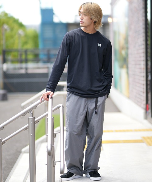THE NORTH FACE(ザノースフェイス)の「THE NORTH FACE/ザ・ノース・フェイス L/S ES SQUARE LG T ロンT NT82671(Tシャツ/カットソー・メンズ・ホワイト/ブラック・M/L/XL)」の12枚目の写真
