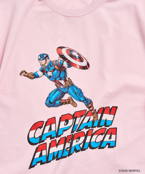 MARVEL(マーベル)の「【仙台店&WEB限定】MARVEL / マーベル 別注 プリントTシャツ(Tシャツ/カットソー・メンズ・ホワイト/ブラック/ブラック系その他/ピンク・MEDIUM/LARGE)」の21枚目の写真