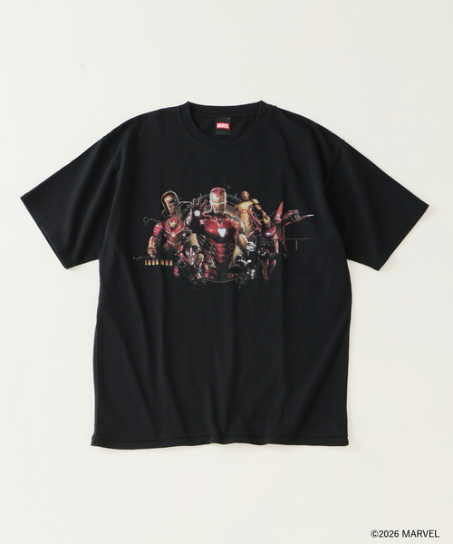 MARVEL(マーベル)の「【仙台店&WEB限定】MARVEL / マーベル 別注 プリントTシャツ(Tシャツ/カットソー・メンズ・ホワイト/ブラック/ブラック系その他/ピンク・MEDIUM/LARGE)」の22枚目の写真
