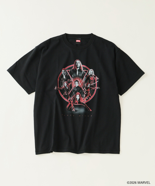 MARVEL(マーベル)の「【仙台店&WEB限定】MARVEL / マーベル 別注 プリントTシャツ(Tシャツ/カットソー・メンズ・ホワイト/ブラック/ブラック系その他/ピンク・MEDIUM/LARGE)」の14枚目の写真