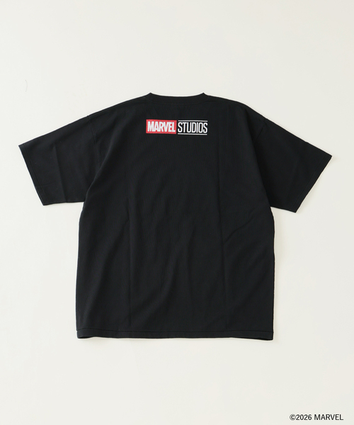 MARVEL(マーベル)の「【仙台店&WEB限定】MARVEL / マーベル 別注 プリントTシャツ(Tシャツ/カットソー・メンズ・ホワイト/ブラック/ブラック系その他/ピンク・MEDIUM/LARGE)」の16枚目の写真