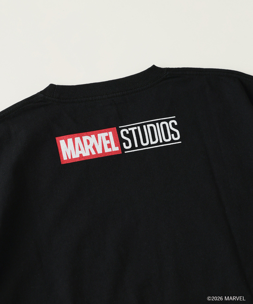 MARVEL(マーベル)の「【仙台店&WEB限定】MARVEL / マーベル 別注 プリントTシャツ(Tシャツ/カットソー・メンズ・ホワイト/ブラック/ブラック系その他/ピンク・MEDIUM/LARGE)」の17枚目の写真