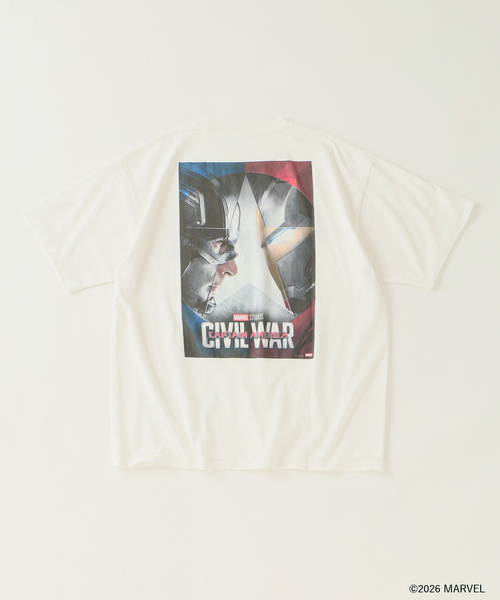 MARVEL(マーベル)の「【仙台店&WEB限定】MARVEL / マーベル 別注 プリントTシャツ(Tシャツ/カットソー・メンズ・ホワイト/ブラック/ブラック系その他/ピンク・MEDIUM/LARGE)」の8枚目の写真