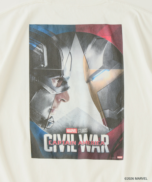 MARVEL(マーベル)の「【仙台店&WEB限定】MARVEL / マーベル 別注 プリントTシャツ(Tシャツ/カットソー・メンズ・ホワイト/ブラック/ブラック系その他/ピンク・MEDIUM/LARGE)」の9枚目の写真
