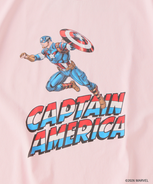 MARVEL(マーベル)の「【仙台店&WEB限定】MARVEL / マーベル 別注 プリントTシャツ(Tシャツ/カットソー・メンズ・ホワイト/ブラック/ブラック系その他/ピンク・MEDIUM/LARGE)」の11枚目の写真
