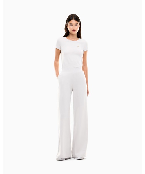 EMPORIO ARMANI EA7(エンポリオアルマーニイーエーセブン)の「<オンライン限定>【エンポリオ アルマーニ EA7】ウィメンズ コットンジャージー スエットパンツ Core Lady(スウェットパンツ・レディース・ライトグレー・SMALL/MEDIUM/LARGE)」の1枚目の写真