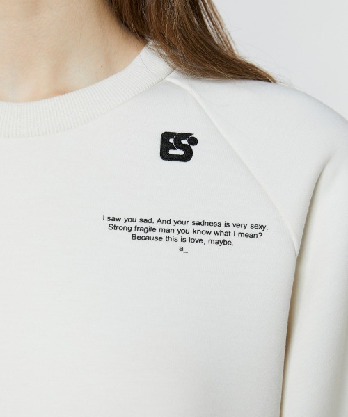 ESSENTIAL(エッセンシャル)の「Noモノフィラエアクッション ペプラムプルオーバー(Tシャツ/カットソー・レディース・トップグレー/オフホワイト・38/36)」の8枚目の写真