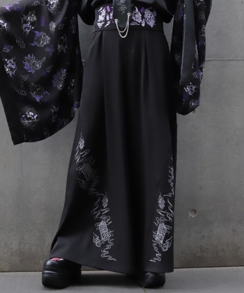 REZEN(リゼン)の「護符刺繍ワイドパンツ(その他パンツ・メンズ・ライトグレー/ローズ・MEDIUM/LARGE/SMALL)」の17枚目の写真