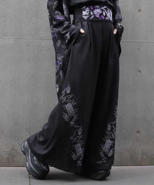 REZEN(リゼン)の「護符刺繍ワイドパンツ(その他パンツ・メンズ・ライトグレー/ローズ・MEDIUM/LARGE/SMALL)」の20枚目の写真