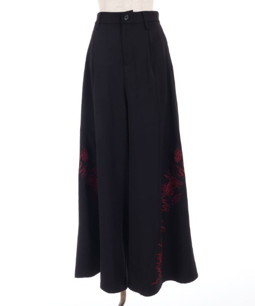 REZEN(リゼン)の「護符刺繍ワイドパンツ(その他パンツ・メンズ・ライトグレー/ローズ・MEDIUM/LARGE/SMALL)」の6枚目の写真