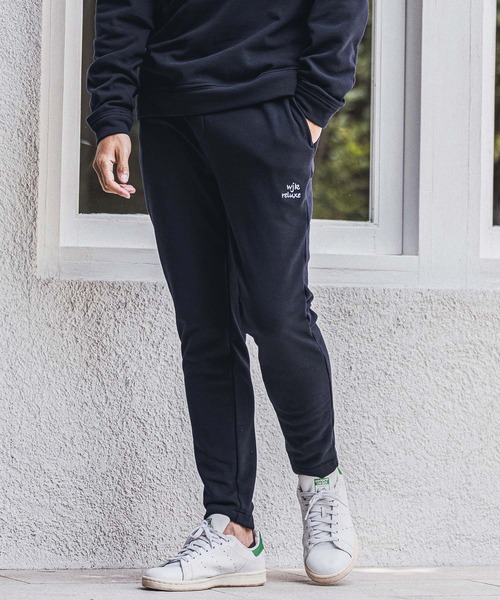 wjk reluxe（ダブルジェーケーリラックス）の「mp15278- Embroidered Back Fleece Pants バックフリースパンツ(WR26W-13)（その他パンツ・メンズ・ホワイト/ブラック/ネイビー・L/M/S）」の3枚目の写真